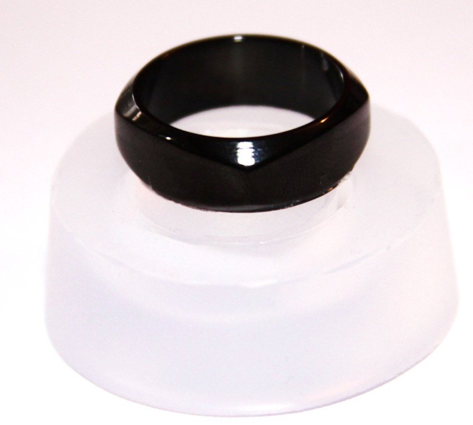 1 (one) Clear-silicone Square Ring mold 8mm Height. Sizes 6,7,8,9,10,11,12 for your choice.(1-38) N3