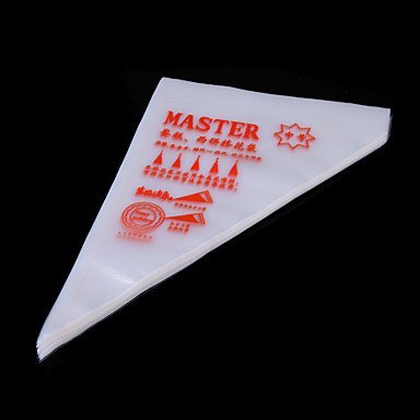 Sher 100 PC Small Size Disposable Piping Bag Icing Fondant Cake Chocolate Cream Decorating Pastry Tip Tool