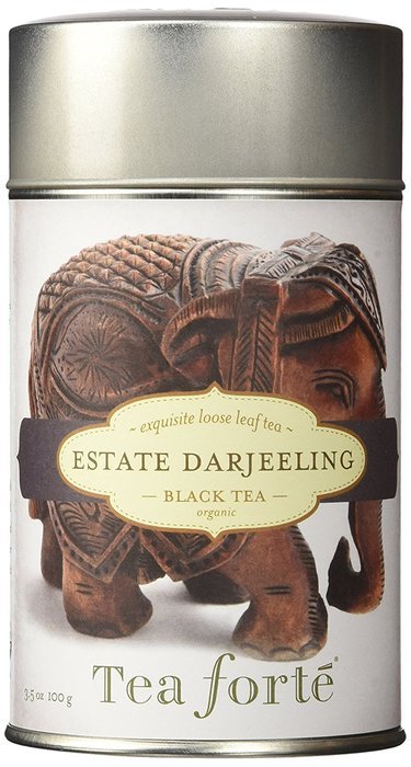 Tea Forte ESTATE DARJEELING Loose Leaf Black Tea, 3.5 Ounce Tea Tin