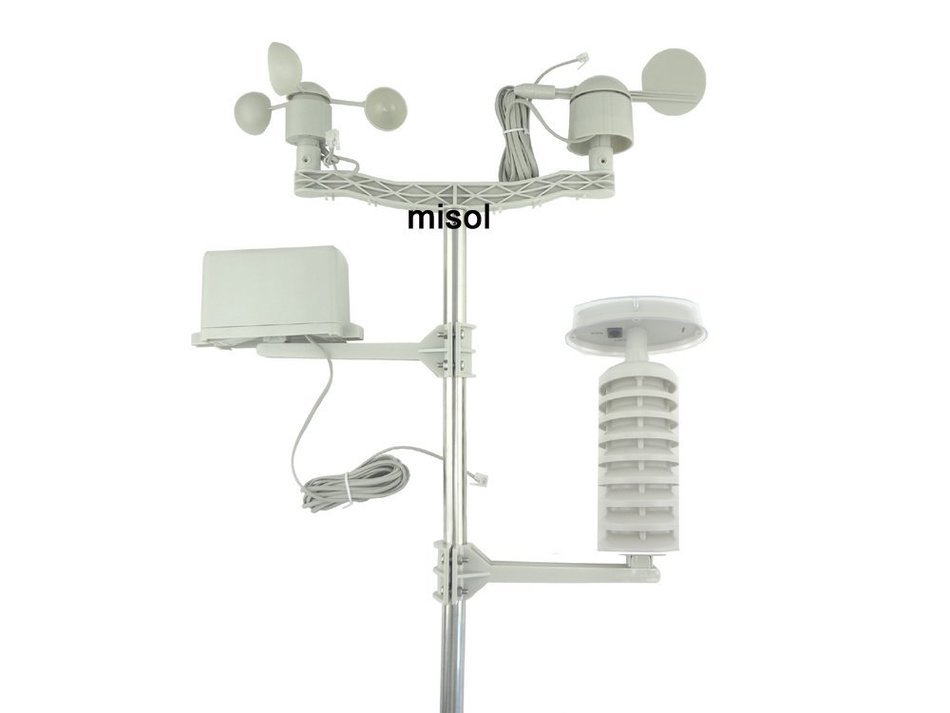 MISOL Professional Wireless Weather Station Touch Panel w/ Solar sensor, w/ PC interface N4