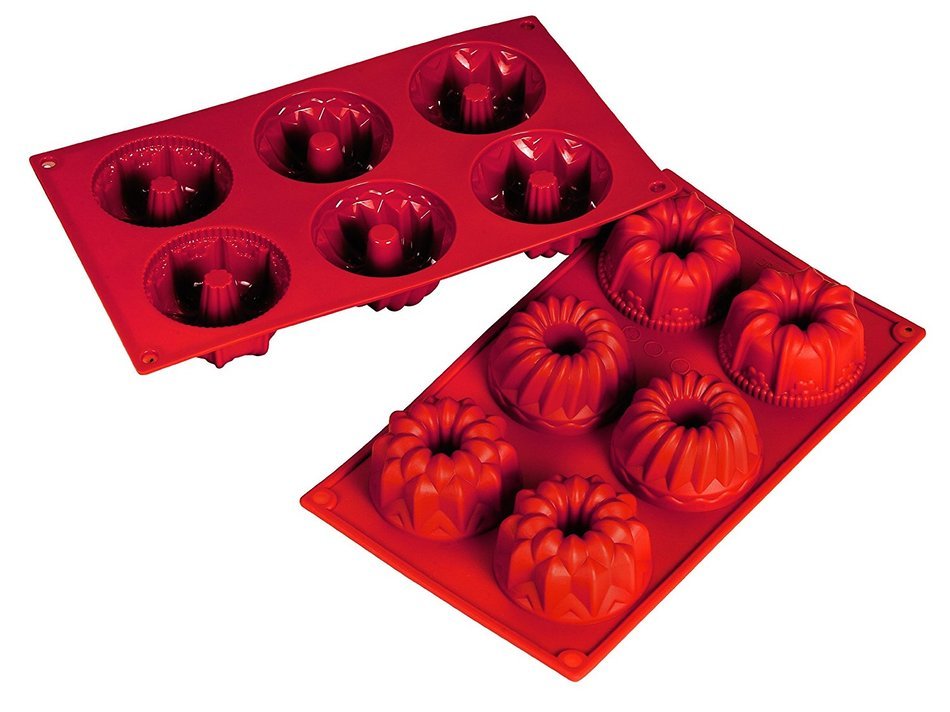 Fat Daddio's Silicone Bakeware Regal Variety, 3.38 Ounce