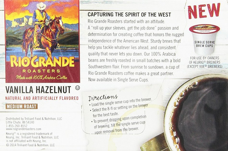 Rio Grande Roasters Premium Dark Coffee Single Serve K-Cup, 80 Count (Compatible with 2.0 Keurig Brewers) N7