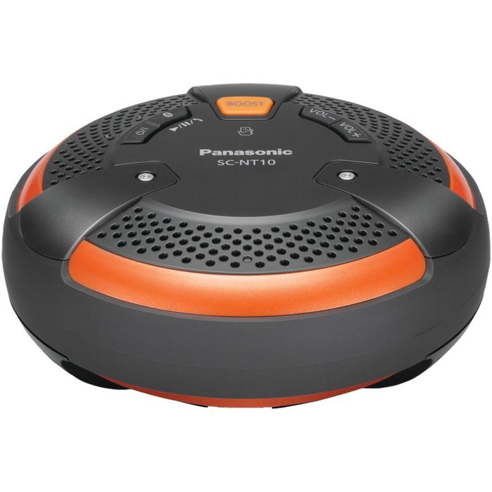 Panasonic SC-NT10-D TOUGH BlueTooth Portable Wireless Speaker System (Orange/Black) N2