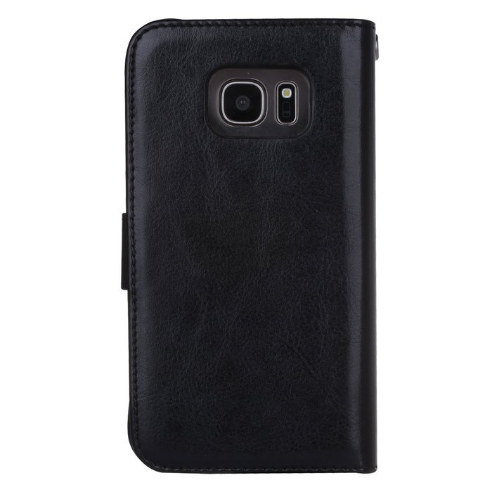 S7 Case, DRUnKQUEEn&reg; Premium Leather Credit Card Holder Feature Wallet Type Flip Folio Case - Detachable Magnetic... N3