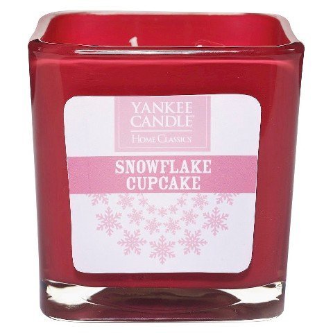Yankee Candle Snowflake Cupcake Large Square Candle