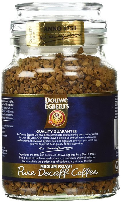 Douwe Egberts Pure Decaf Instant Coffee 2 Jars 3.5oz/100g Each N2