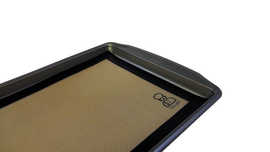 Silicone Baking Mat 2 In A Price Of One Durable Construction By TooLight Sheets For Chefs & Cooking Lovers... N5