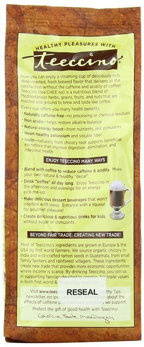 Teeccino Variety Pack (Hazelnut, Mocha, and Java) Chicory Herbal Coffee, Caffeine Free, Acid Free, 11oz (Pack... N64