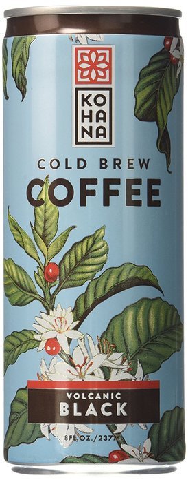 Kohana Coffee Cold Brew Coffee, Tahitian Vanilla, 8 Ounce (Pack of 12) N3