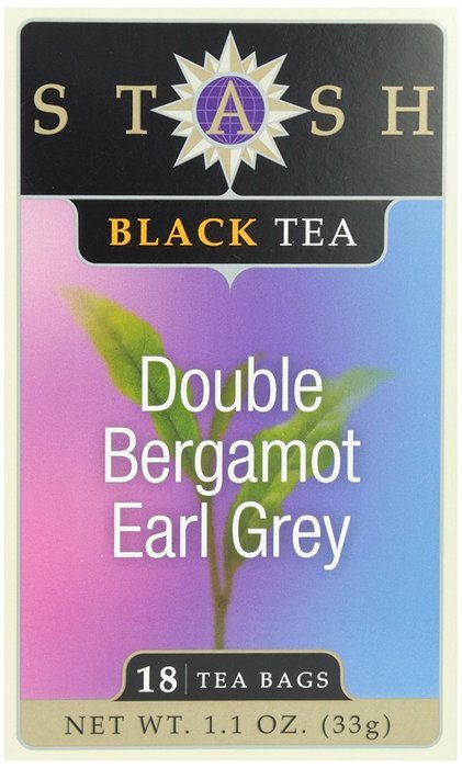 Stash Double Bergamot Earl Grey Black Tea, Tea bags, 18 ct N2