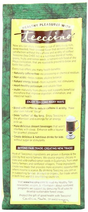 Teeccino Variety Pack (Hazelnut, Mocha, and Java) Chicory Herbal Coffee, Caffeine Free, Acid Free, 11oz (Pack... N72
