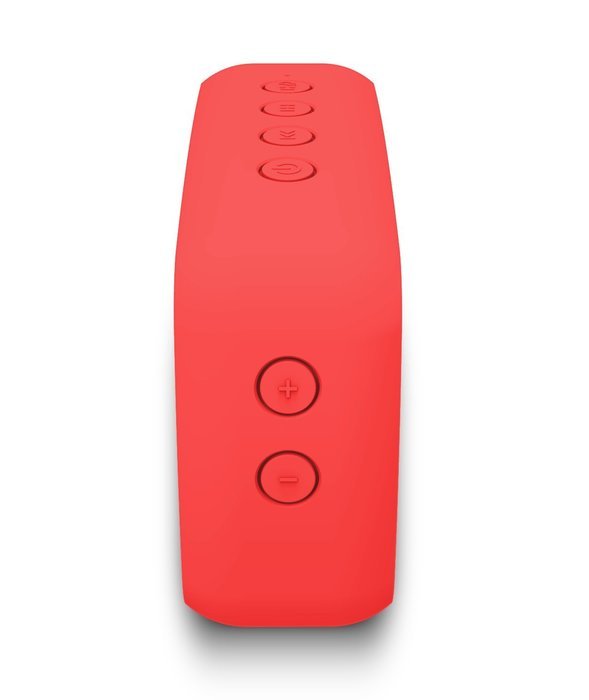 Ematic ESQ206RD RuggedLife Water Resistant Bluetooth Speaker with Speakerphone for iPhone, iPad, iPod, Android... N8
