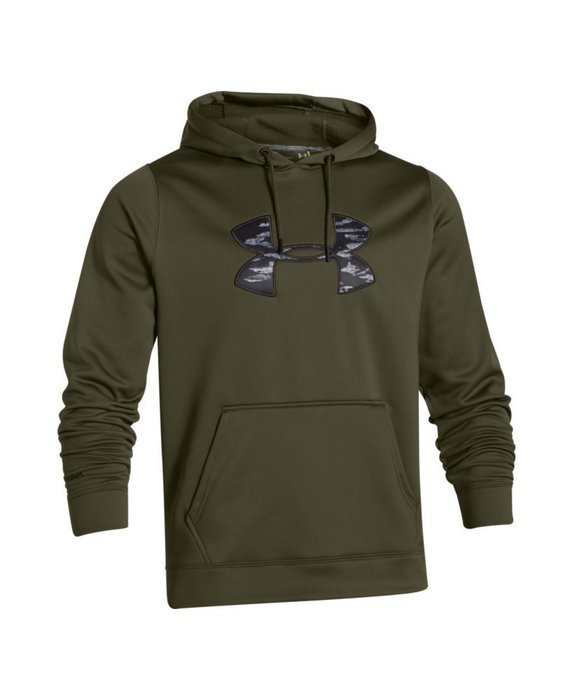Under Armour Men's UA Storm MTN Big Logo Hoodie Small Steel N5