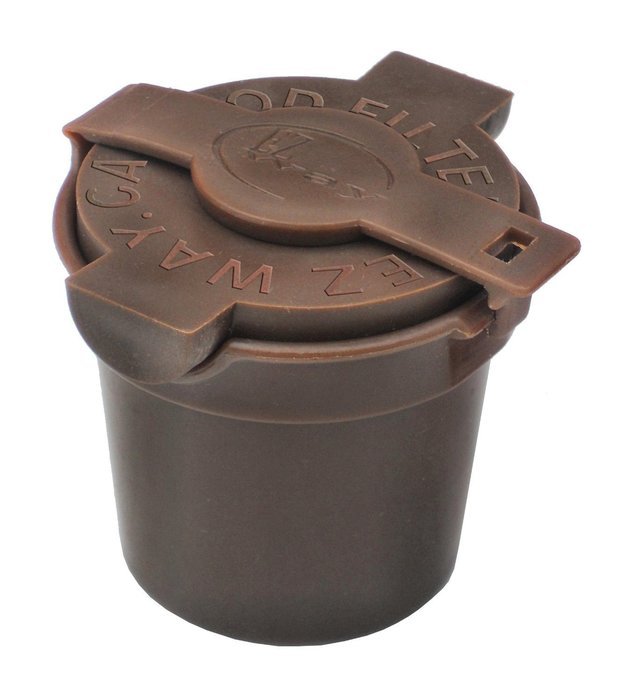 Advance K-cup- Taste Enhancer K Cup- Stainless Steel Gold Tone Filter, Reusable K-cup- with Sealed Fresh Locker...