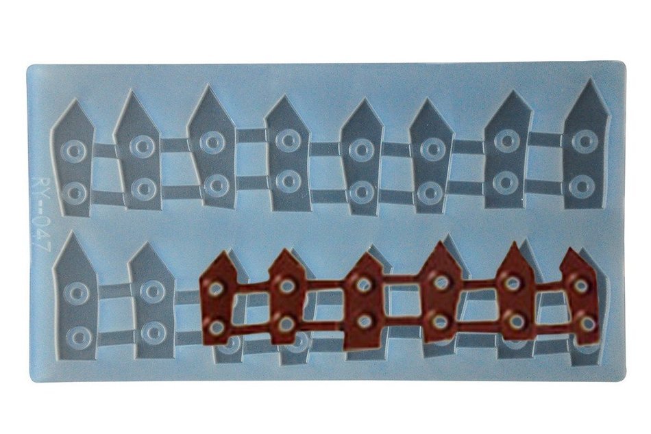FOUR-C Chocolate Tools Fence Chocolate Molds Silicone Decoration Sheet Color Transparent