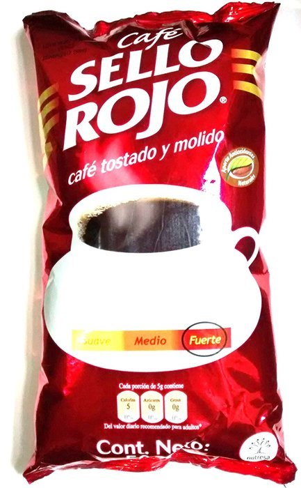 Sello Rojo Roast & Ground Coffee, 17.6-ounce Brick N2