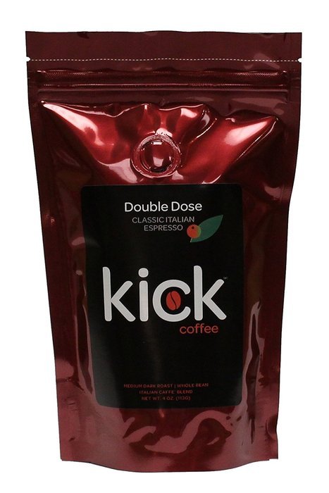 DOUBLE DOSE ESPRESSO: Classic Italian Espresso Caffe Blend, 12 oz. Whole Bean Coffee, Rich Thick Lingering Crema... N5