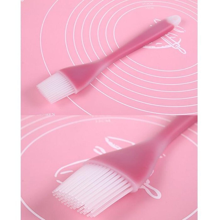 GoFriend Dual-sided Silicone Spatula Set Pastry Brush Kitchen Cooking Utensil- Set of 2 N6