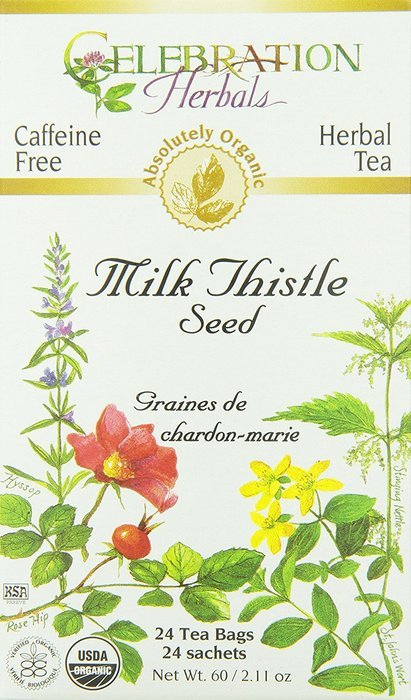 Celebration Herbals Milk Thistle Seed Herbal Tea -- 24 Tea Bags N3