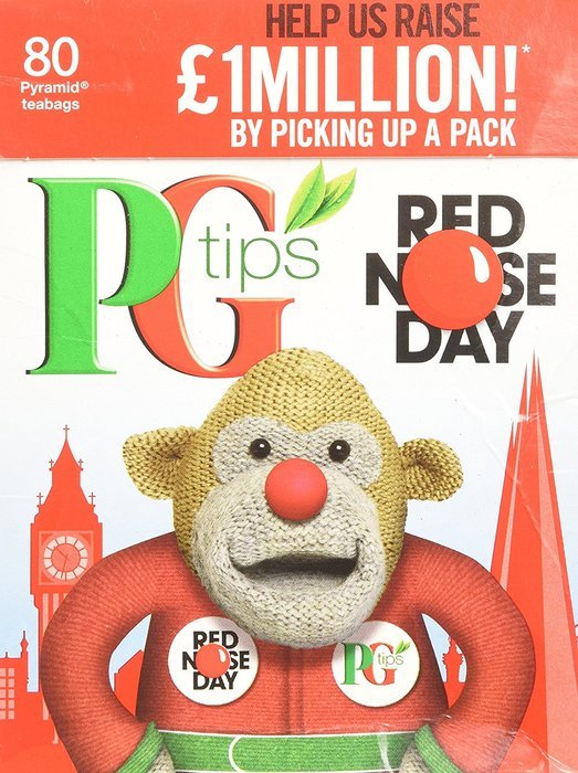 PG tips Black Tea, 80 Count Box 80pyramid tea bags( pack of 2) N4