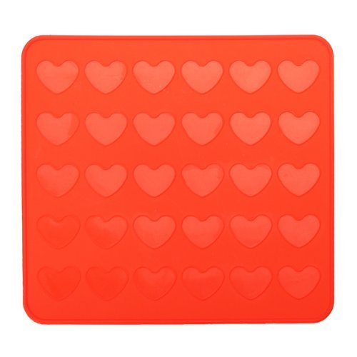 Silicone Mat Pastry Sheet Muffin Tray Heart Macaron Baking Mold shopping