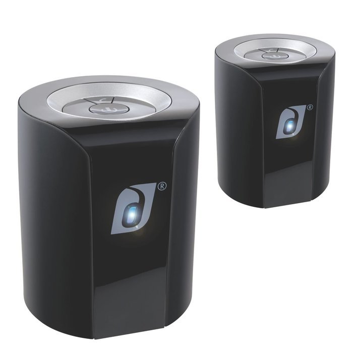 Damson Jet Bluetooth Wireless Stereo Speakers and Metal Mount Bundle N3