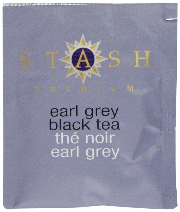 Stash Tea Double Bergamot Earl Grey Black Tea, 10 Count Tea Bags in Foil (Pack of 12) N17