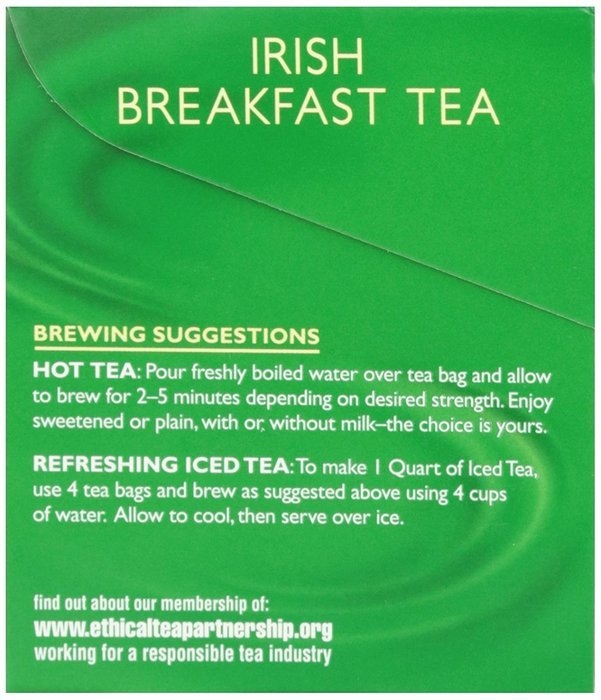 Twinings Irish Breakfast Tea, Tea Bags, 20 ct N6
