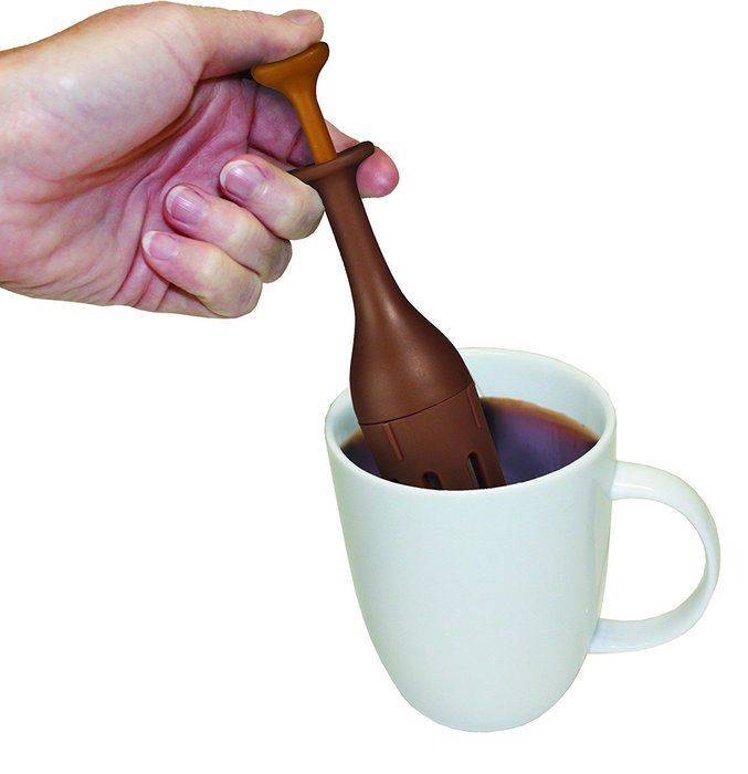 Jokari Single Serve French Coffee Press, Brown N2