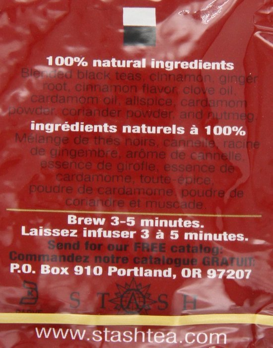 Stash Tea Double Bergamot Earl Grey Black Tea, 10 Count Tea Bags in Foil (Pack of 12) N22