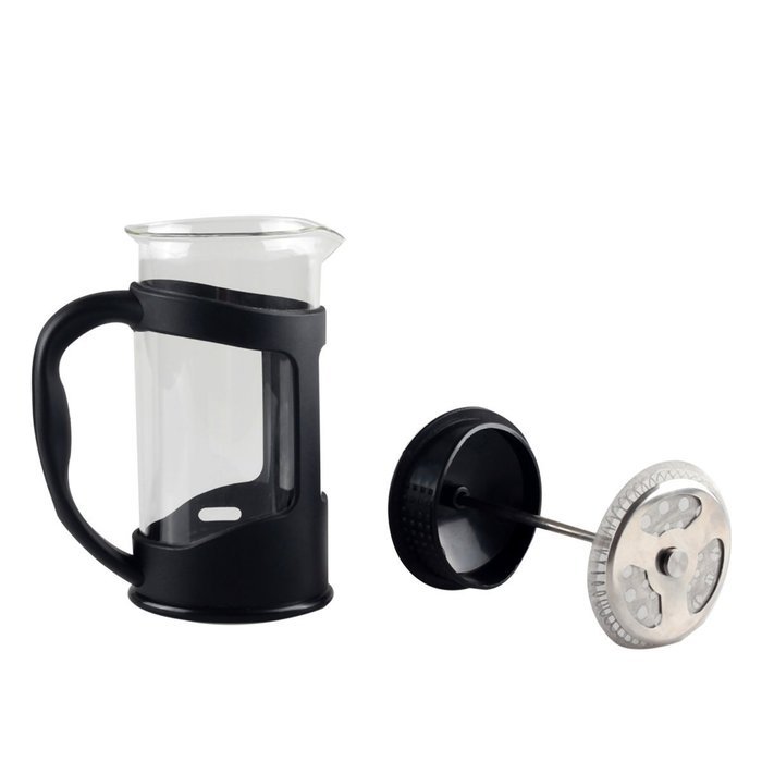 Bru Joy 3 Cup/12 Oz/1 Mug French Press Coffee, Espresso & Tea Maker, Stainless Steel & Heat Resistant Borosilicate... N4