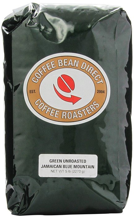 Green Unroasted Colombian Supremo, Whole Bean Coffee, 5-Pound Bag N23
