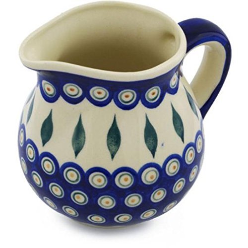 Ceramika Bona H5913F Polish Pottery Ceramic Pitcher Hand Painted, 46-Ounce