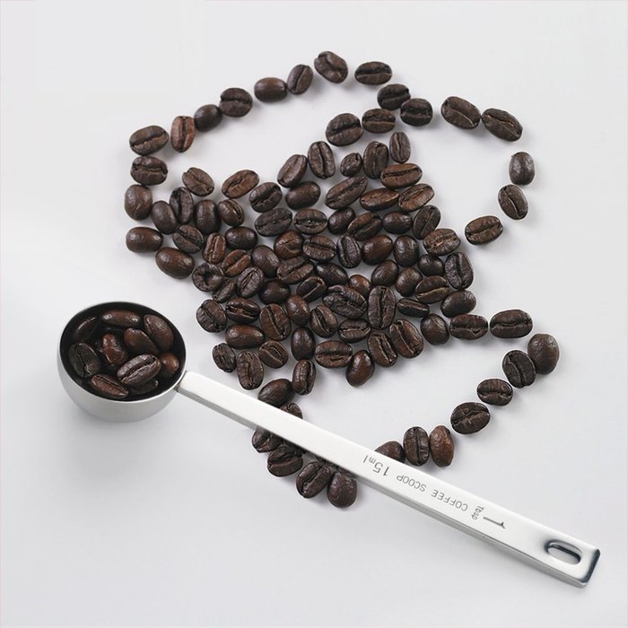 Leyaron Endurance Stainless Steel 1 Tablespoon Measuring Coffee Scoop, Set of 2 N2