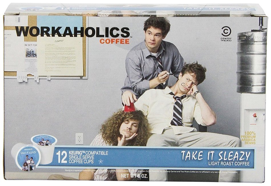 Workaholics Straight Grizzly Single-Cup Coffee for Keurig K-Cup Brewers 12-Count N5