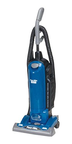 Powr-Flite PF82HF HEPA Commercial Single Motor Upright Vacuum with On-Board Tools, 15"