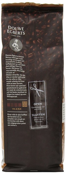 Douwe Egberts Coffee Whole Beans, Mocca Aroma, 17.6 Ounce