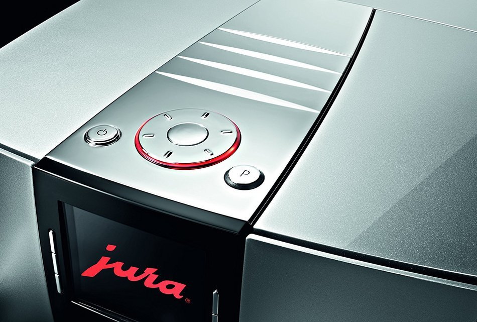 Jura J90 Automatic Coffee Machine, Brilliant Silver N3