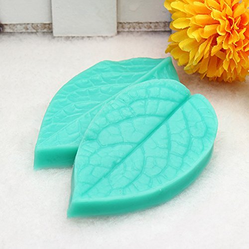 "TC3773 Silicone Leaf Shaped Mold Fondant Cake 3D" shopping N4