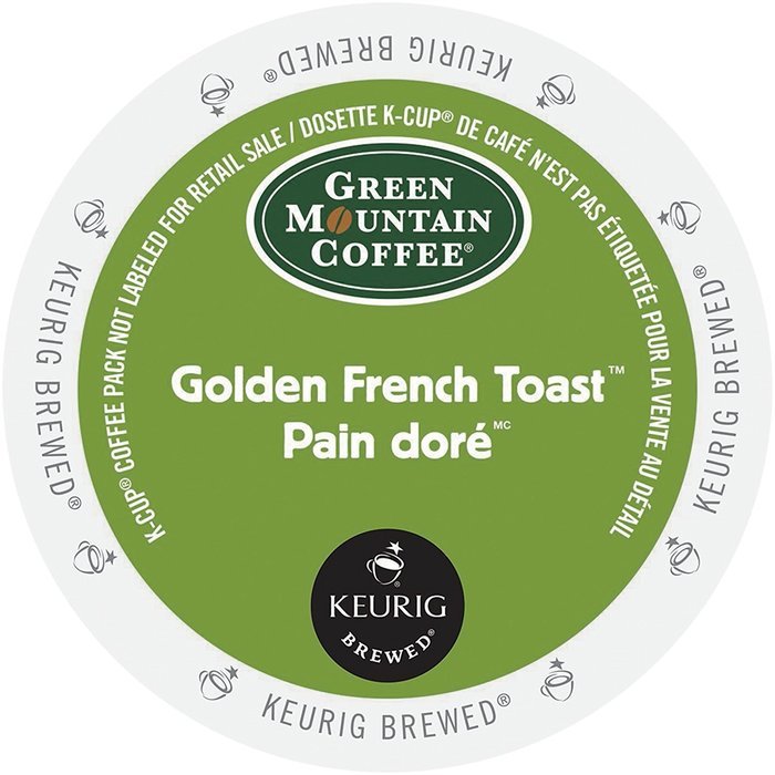 Green Mountain *Limited Edition* FAIR TRADE GOLDEN FRENCH TOAST (2 Boxes of 24 K-Cups) N2