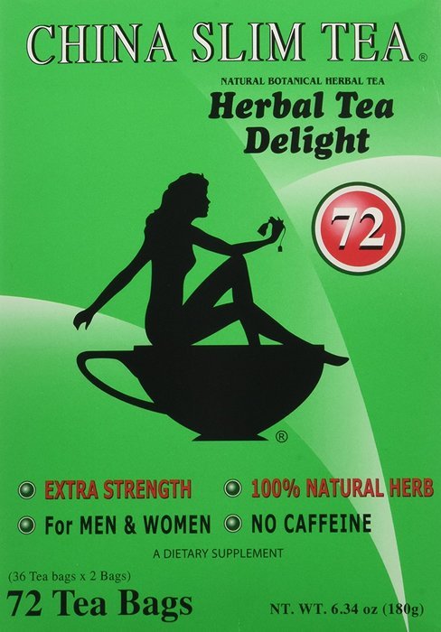 China Slim Tea Extra Strength For Men and Women 72 Tea Bags N3