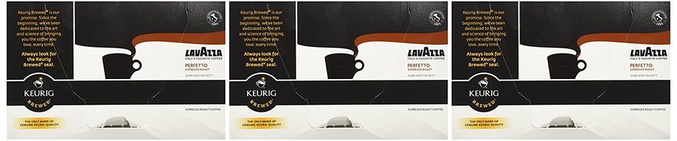 LavAzza, K-Cup, Single Serve, Perfetto, Espresso Roast, 10 Count, 3.4oz Box (Pack of 3) (Perfetto) N2