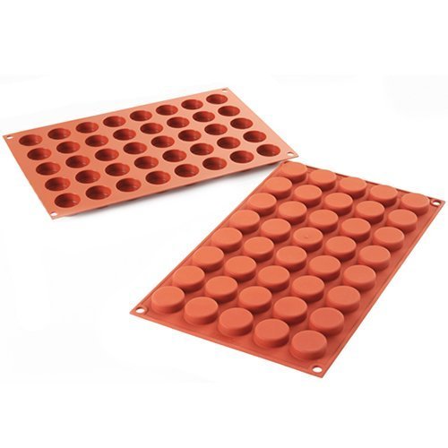 Silikomart Professional Silicone Baking Mold, Pastille 40 Cavities (1 Each)