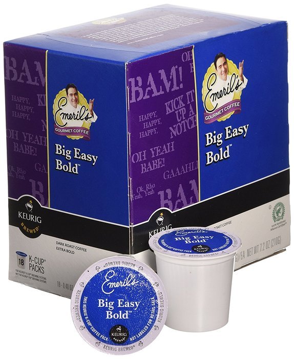 Emeril's Big Easy Bold Coffee, K-Cup for Keurig Brewers, 24 Count N4