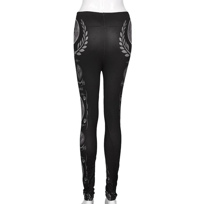 PHOTNO Fashion Women Skinny Printed Stretchy Pants Leggings N16