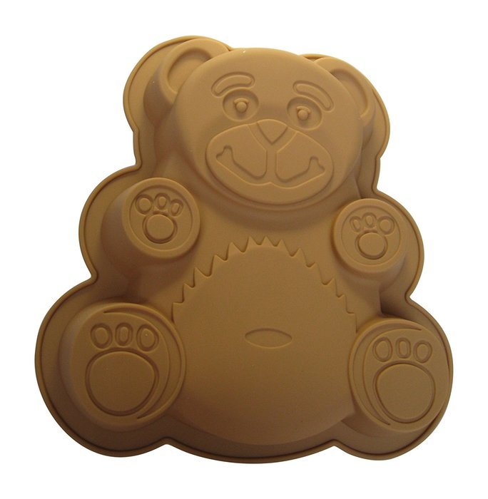 cmsHome(R) Premium Silicone Novelty Bear Cake Pan Dessert Salad Mold Non-toxic BPA-free Baby Shower N3