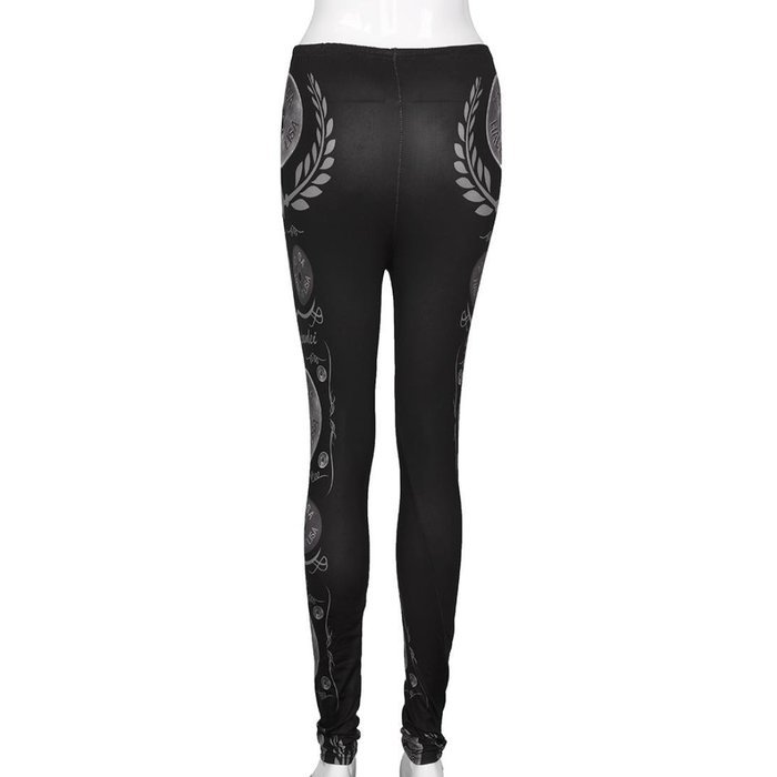 PHOTNO Fashion Women Skinny Printed Stretchy Pants Leggings N17