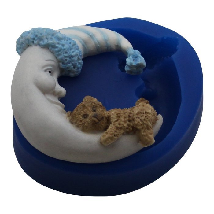 First Impressions Molds TB119 Silicone Mold, Goodnight Bear