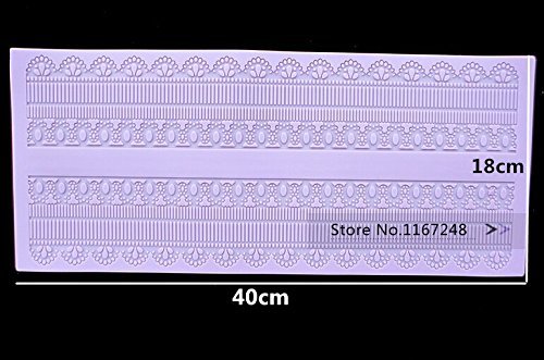 Anyana Silicone Mold Embossing Mat Alcazar Lace Cake Decorating Tools Cooking Chocolate N2