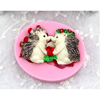 Y&XL&H Hedgehog Fondant Cake Chocolate Silicone Molds,Decoration Tools Bakeware